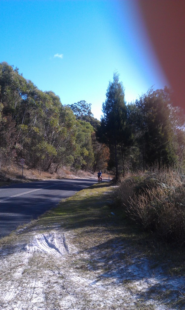 Stradbroke Island - Clare on the Hill Yes there is a finger.