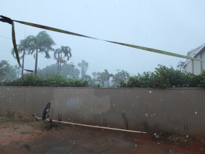 Okay, it was wet abnd windy, but others have it so much worse.