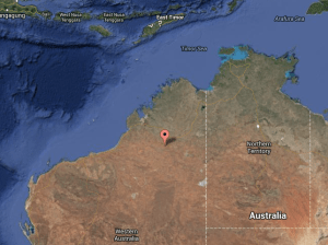 Camp was here. Told you, a long way from anywhere!